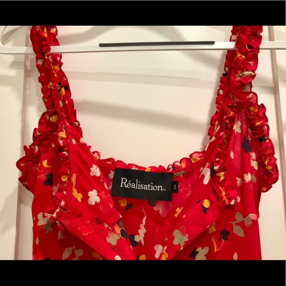 ⛔️ SOLD ⛔️ RÉALISATION PAR • Julia Dress in Red - Picture 8 of 9